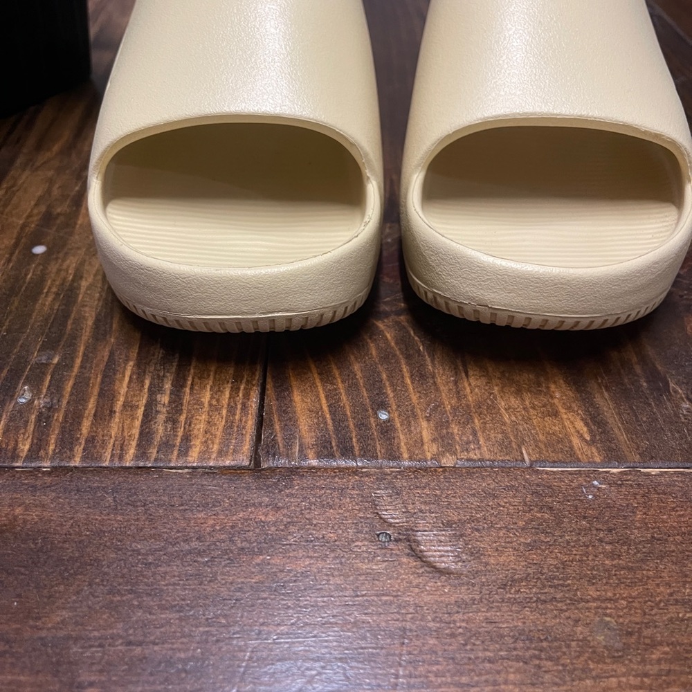 Beige Slide Sandals - Picture 5 of 6